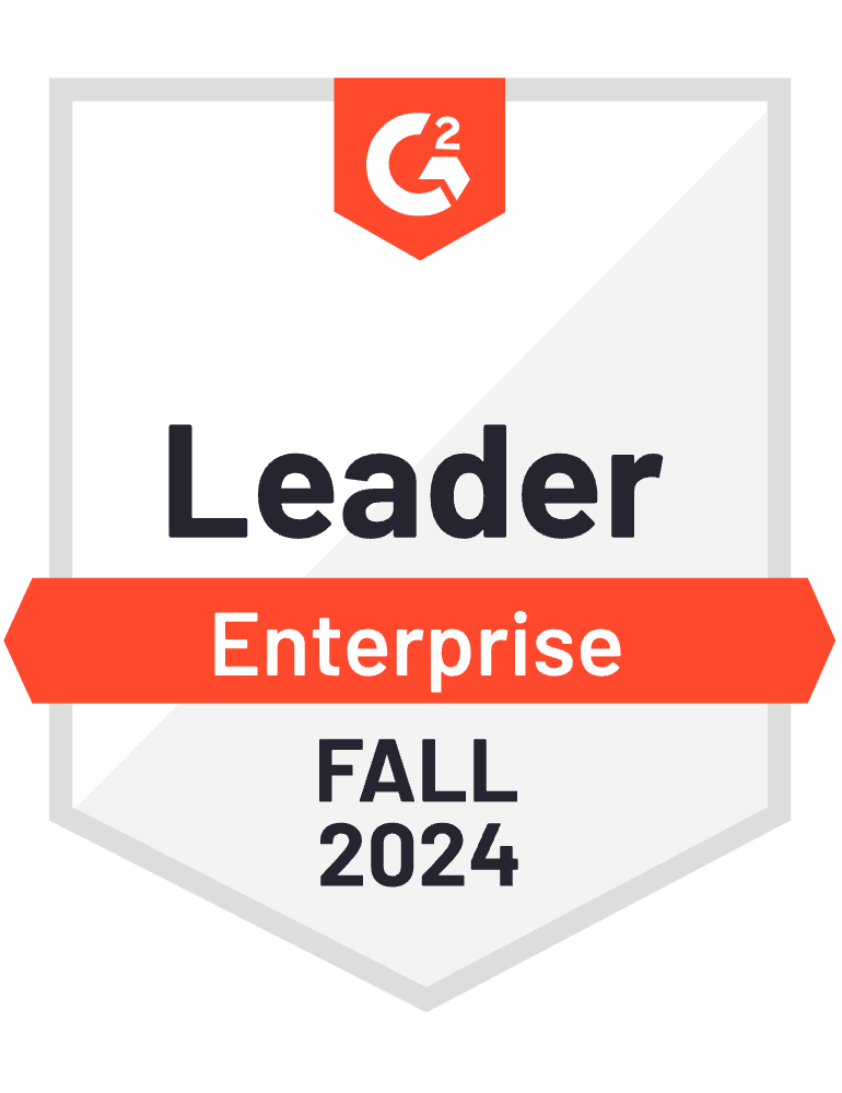 G2 Enterprise Pricing Leader Badge Fall 2024